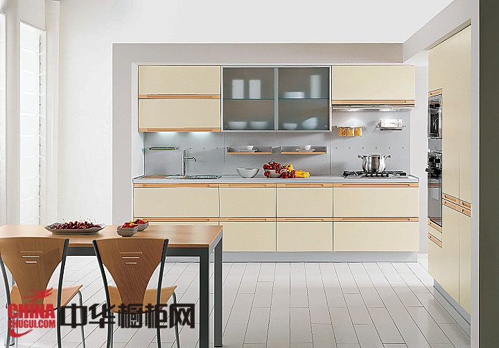 2013最新厨房整体橱柜效果图 简约风格橱柜图片